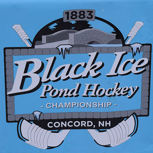 Black Ice Pond Hockey Championship logo